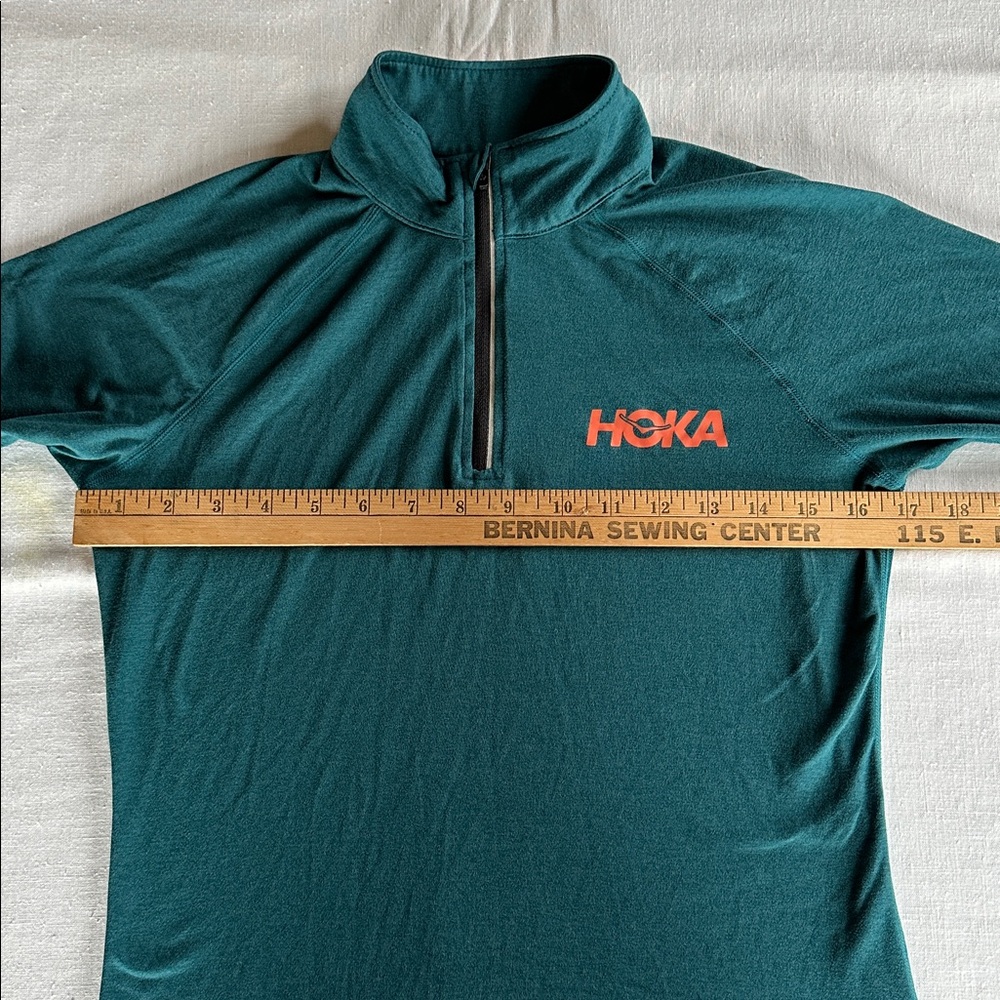 rabbit x Hoka 1/4 Zip Green S - Picture 3 of 7
